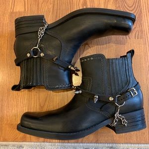 Mark Nason leather men’s boots shoes 8.5 black